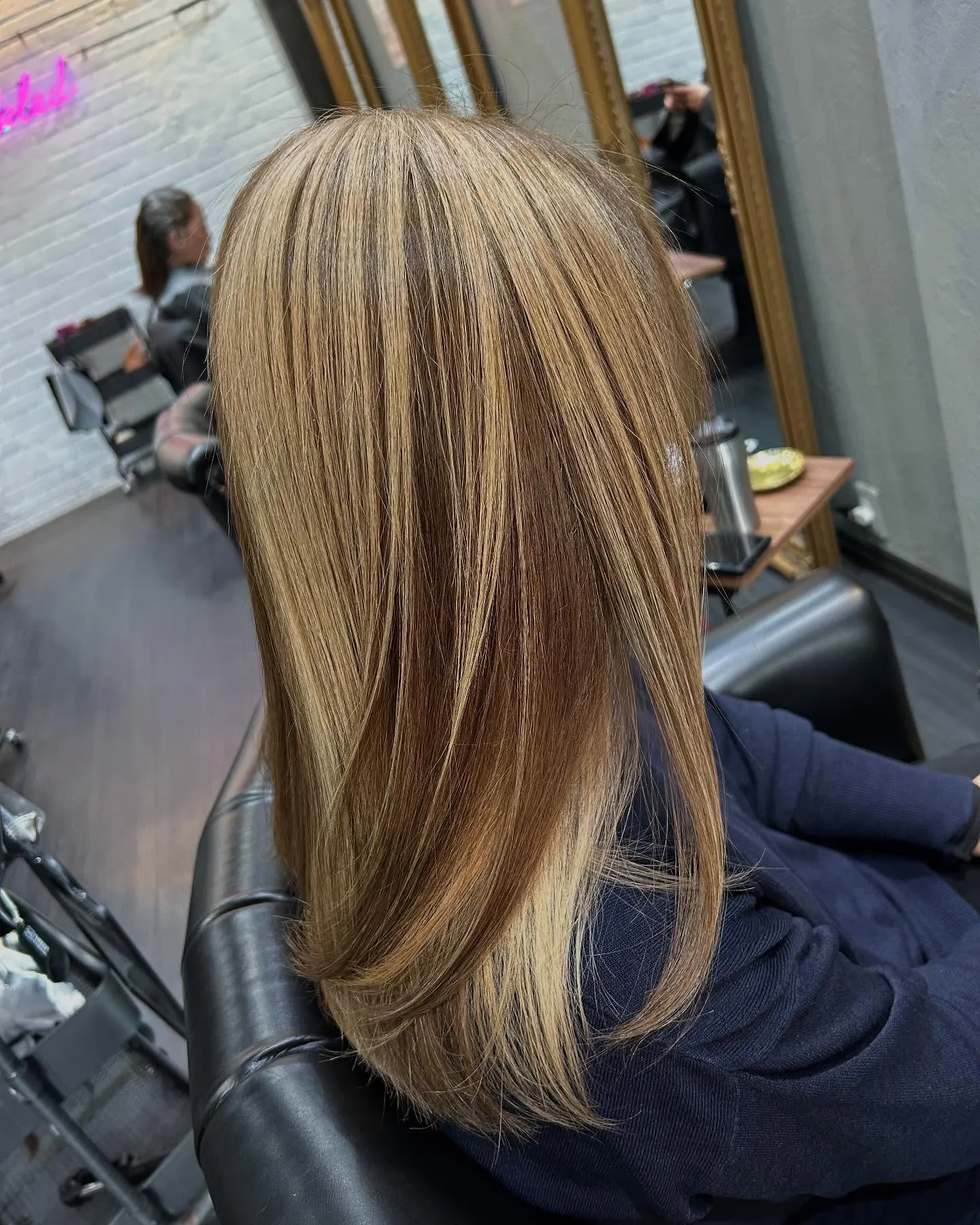 分け目を変えるだけで2WAYカラー🙆🏻