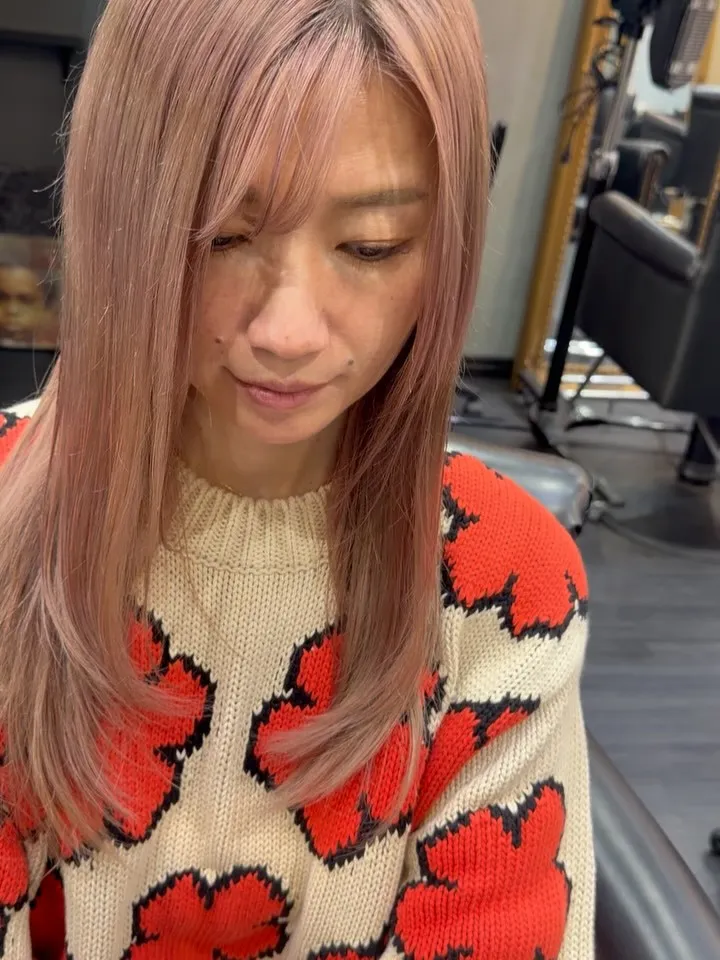 大人ハイトーン大人の #スモーキーピンクベージュ 🎀